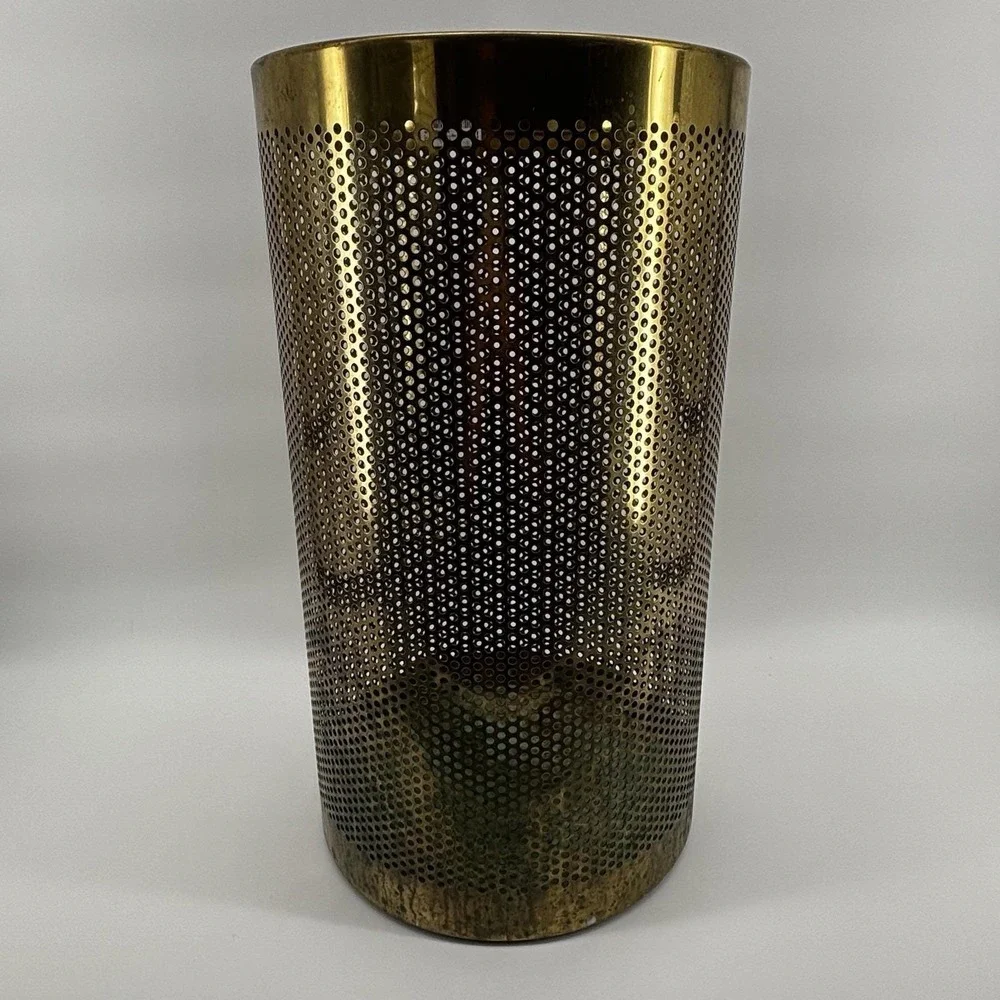 FrontGate Brass Waste Basket Approx 20